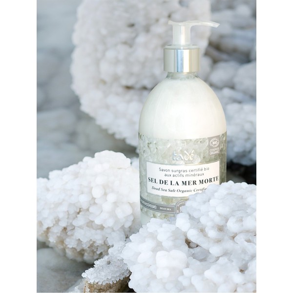 Savon liquide surgras bio au Sel de la Mer Morte Tadé