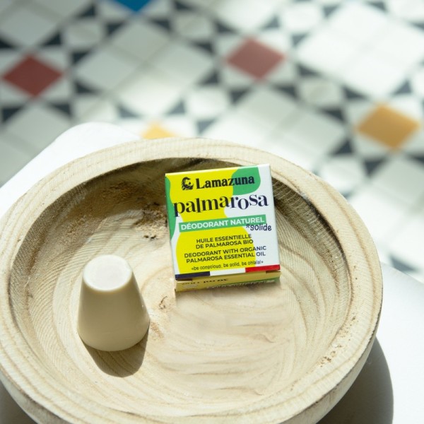 Déodorant solide Palmarosa Lamazuna