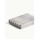Porte savon rectangle Marbre blanc Tadé