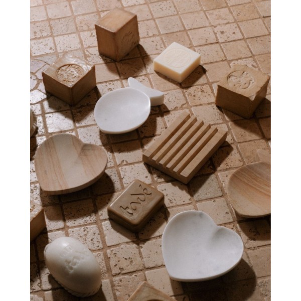 Porte savon rectangle Marbre sable Tadé