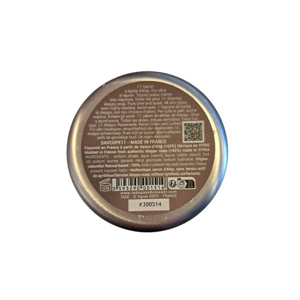 Savon du barbier Tadé