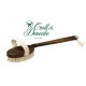 Brosse de bain en thermo-bois