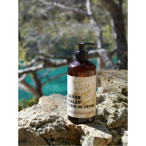 Savon d'Alep liquide - Fleur de Coton Tadé