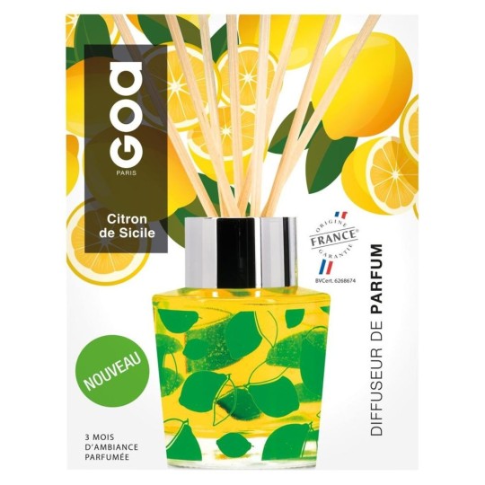Diffuseur de parfum Citron de Sicile - Collection Intemporelle