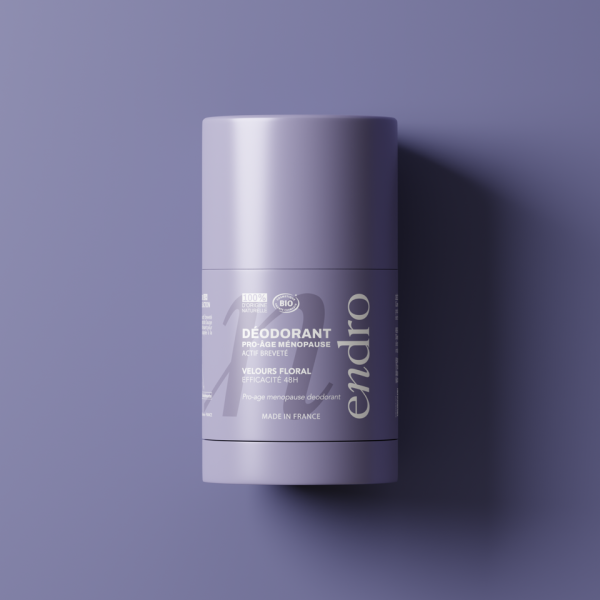 Déodorant stick rechargeable BIO 48H Velours Floral - Endro cosmétiques