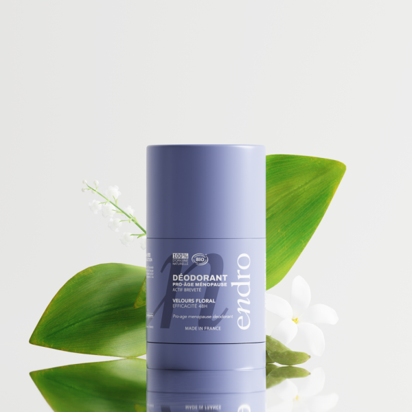 Déodorant stick rechargeable BIO 48H Velours Floral - Endro cosmétiques