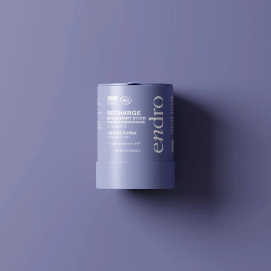 Recharge déodorant stick BIO 48H Velours Floral - Endro cosmétiques