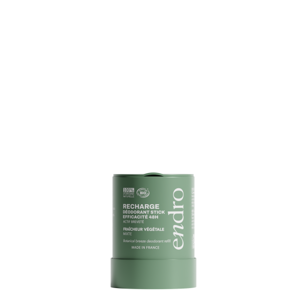 Recharge déodorant stick BIO 48H Fraîcheur Végétale - Endro cosmétiques