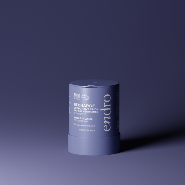 Recharge déodorant stick BIO 48H Velours Floral - Endro cosmétiques