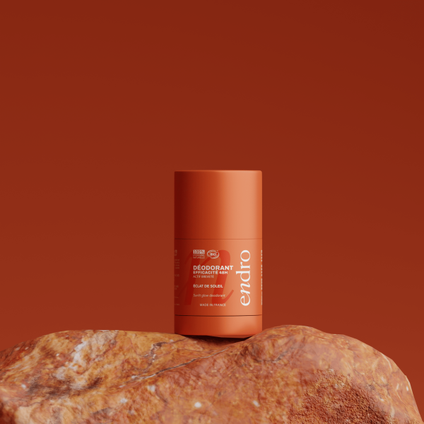 Déodorant stick rechargeable BIO 48H Éclat de Soleil - Endro cosmétiques