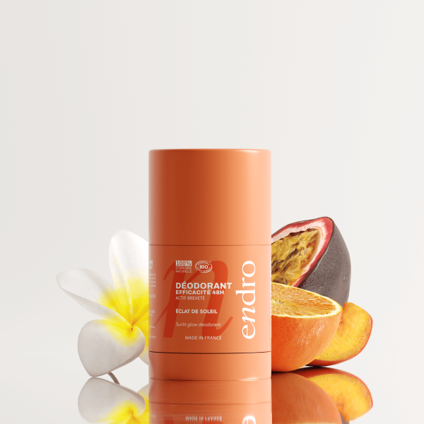 Déodorant stick rechargeable BIO 48H Éclat de Soleil - Endro cosmétiques
