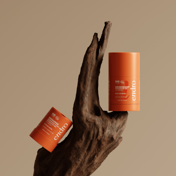 Déodorant stick rechargeable BIO 48H Éclat de Soleil - Endro cosmétiques