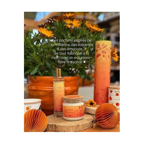 Bougie parfumée - Nectarine - Le Paraïs