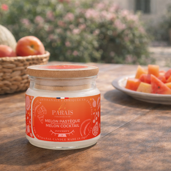 Bougie parfumée - Melon Pastèque 150 ml - Le Paraïs