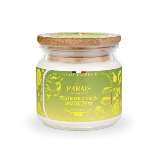 Bougie parfumée - Zeste de Citron 150 ml - Le Paraïs