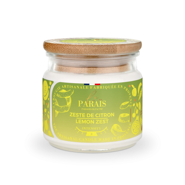 Bougie parfumée - Zeste de Citron 150 ml - Le Paraïs