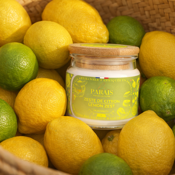 Bougie parfumée - Zeste de Citron 150 ml - Le Paraïs