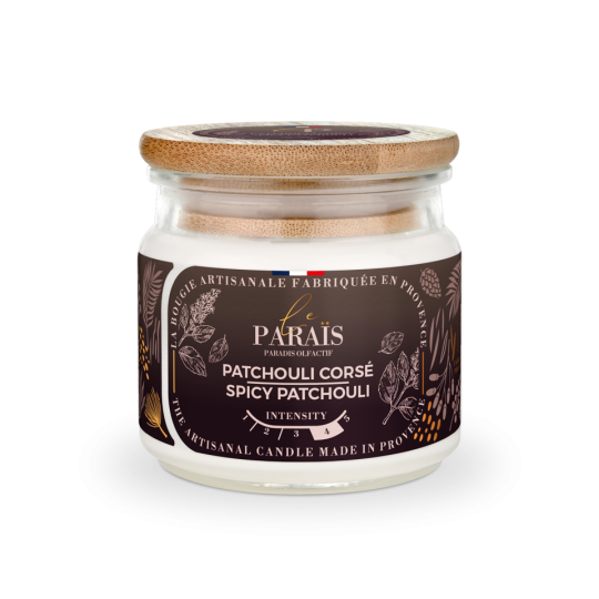 Bougie parfumée - Patchouli Corsé 150 ml - Le Paraïs
