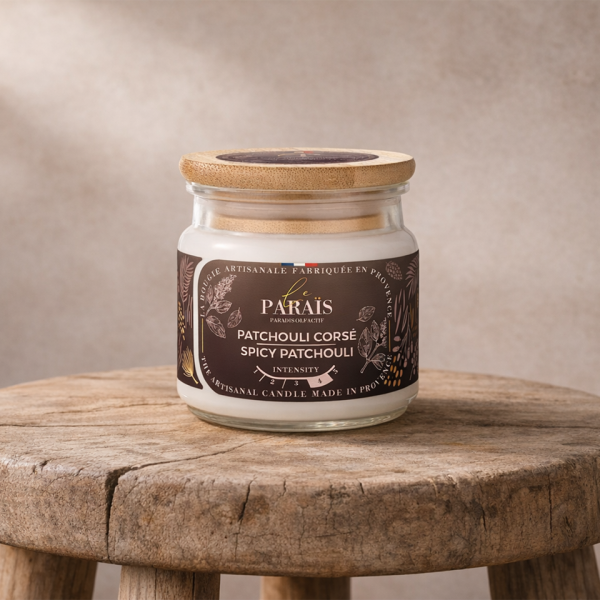 Bougie parfumée - Patchouli Corsé 150 ml - Le Paraïs
