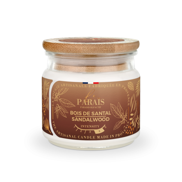 Bougie parfumée - Bois de Santal 150 ml - Le Paraïs