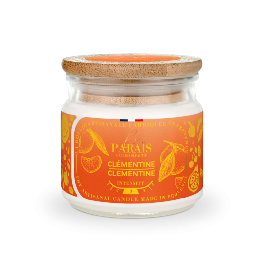 Bougie parfumée - Clémentine 150 ml - Le Paraïs
