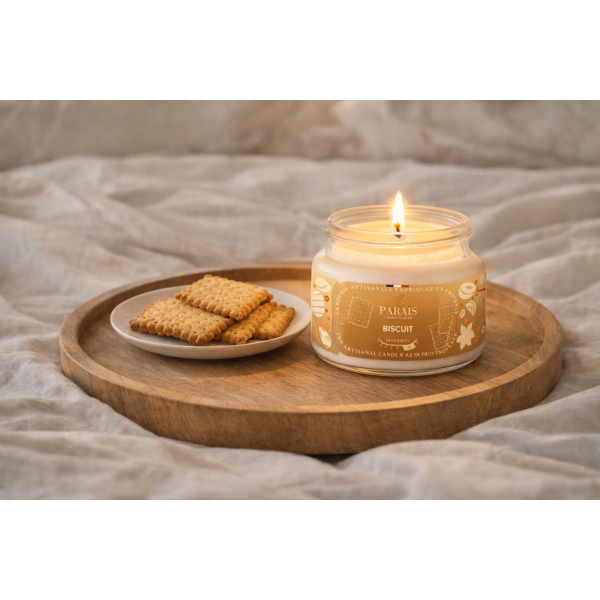 Bougie parfumée - Biscuit 150 ml - Le Paraïs