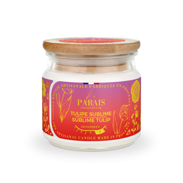 Bougie parfumée - Tulipe Sublime 150 ml - Le Paraïs