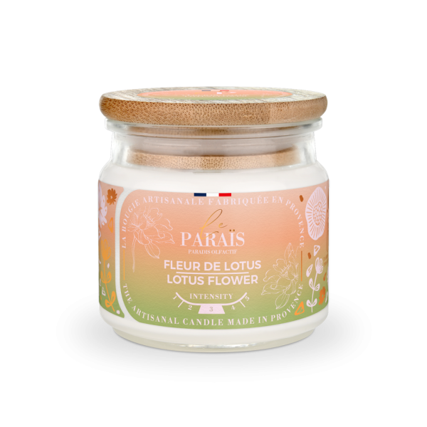 Bougie parfumée - Fleur de Lotus 150 ml - Le Paraïs