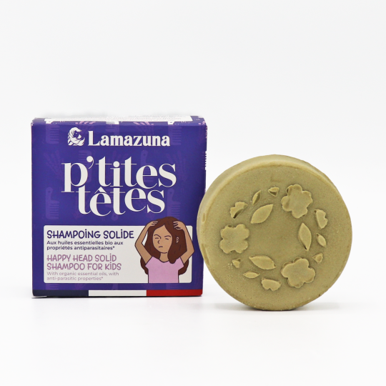 Shampoing solide des p'tites têtes - Antiparasitaire - Lamazuna